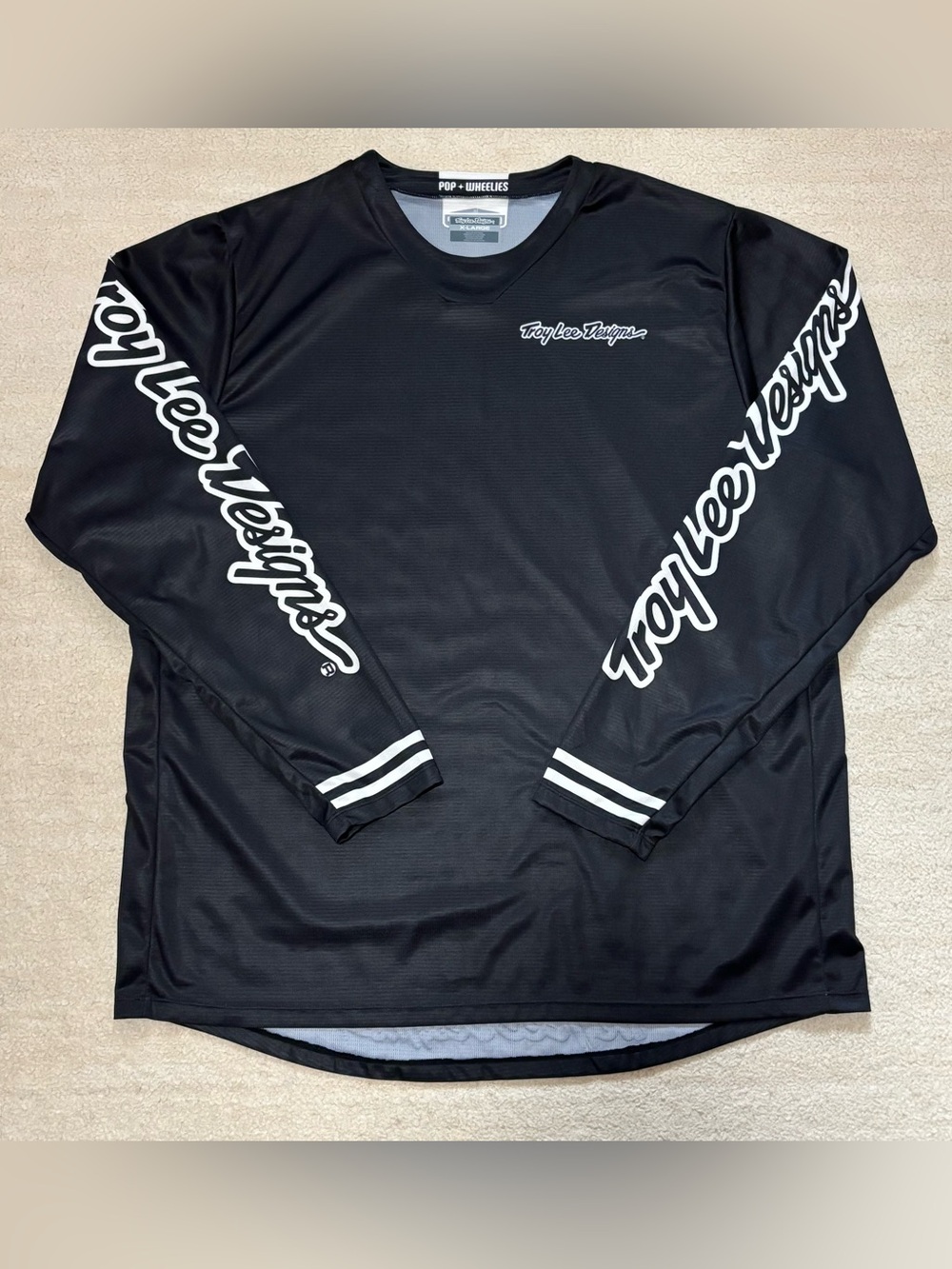 Troy Lee Designs XL Long Sleeve Cycling Jersey Black